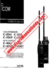 View IC-2GXAT pdf User/Owners/Instruction Manual